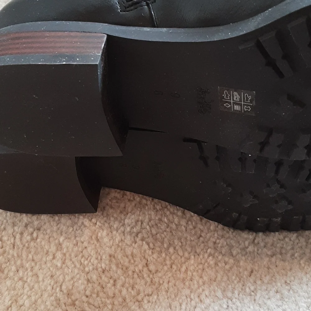Coach BLack Leather NIB Knee-High Boots